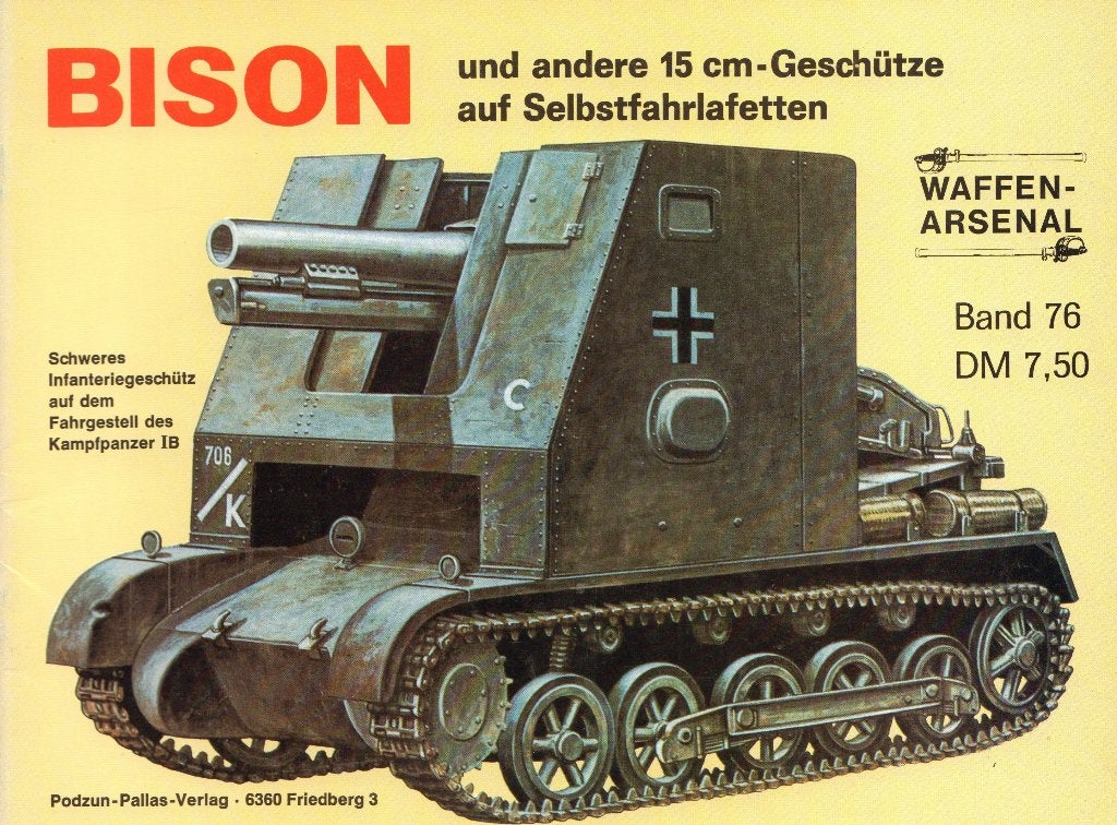 Bison und andere 15 cm (sowie 17 cm und 19,4 cm) Gschütze, Ophalen of Verzenden, Voor 1940, Zo goed als nieuw, Landmacht