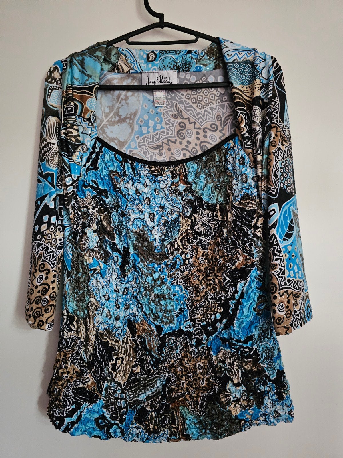 JOSEPH RIBKOFF; BIJZONDER MOOIE TOP € 25,-, Kleding | Dames, Ophalen of Verzenden, Zo goed als nieuw, Maat 38/40 (M), Zwart