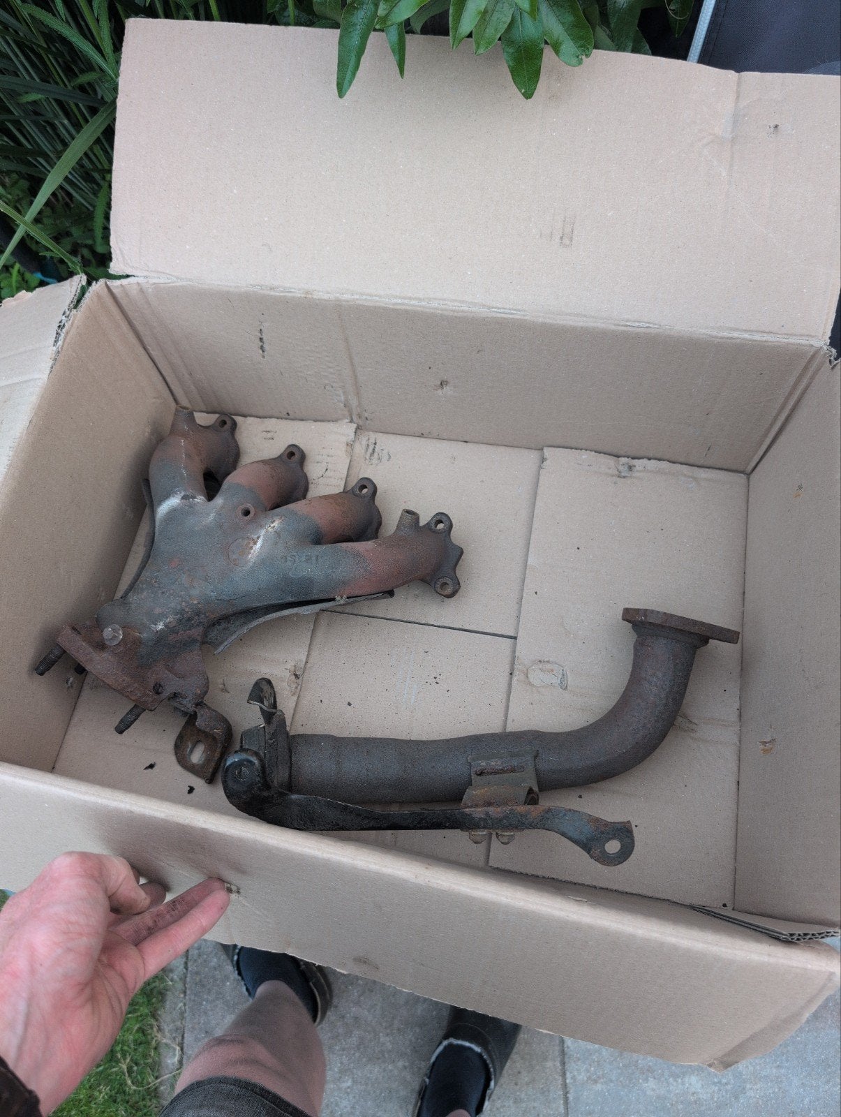 Honda CRX DOHC 1990 Uitlaatspruitstuk met Downpipe, Auto-onderdelen, Uitlaatsystemen, Ophalen of Verzenden