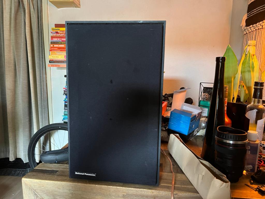 National Panasonic SB 28 A 2-weg speakersysteem, Audio, Tv en Foto, Overige merken, Gebruikt, Ophalen of Verzenden, Minder dan 60 watt