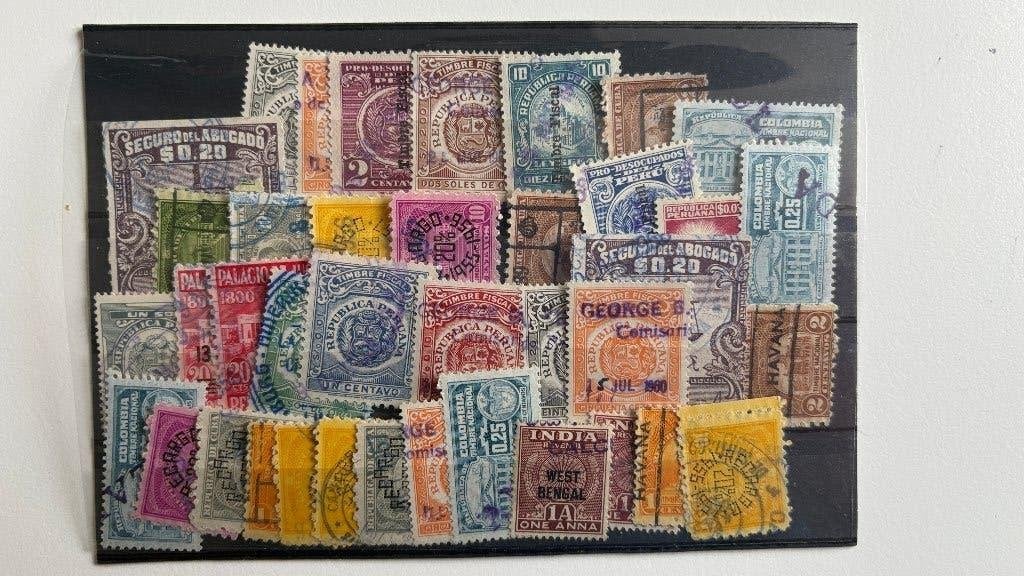 Wereld Fiscaal Belasting zegels, Postzegels en Munten, Ophalen of Verzenden, Gestempeld, Midden-Amerika