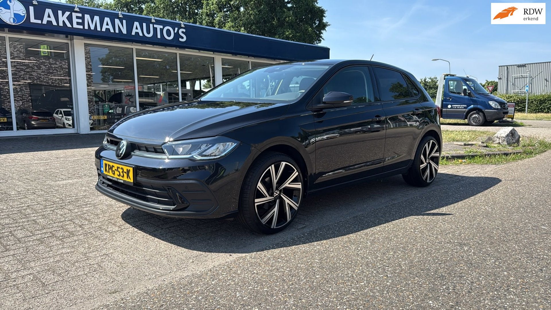 Volkswagen POLO 1.0 TSI Blackline Sport AUTMAAT Huurkoop Inr, Automatische klimaatregeling, Gebruikt, Euro 6, 95 pk