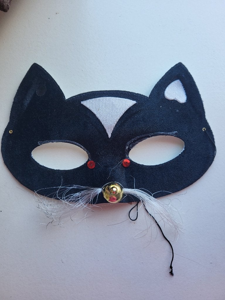 Terian furry cat mask, Ophalen of Verzenden, Gebruikt, Kostuum, Carnaval