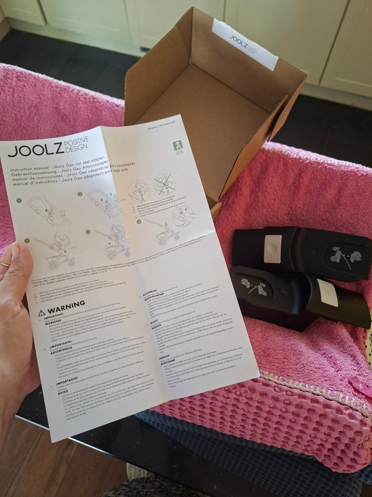 Joolz day 2/3/+ en Geo 1/2 autostoel adapters, Ophalen, Overige merken
