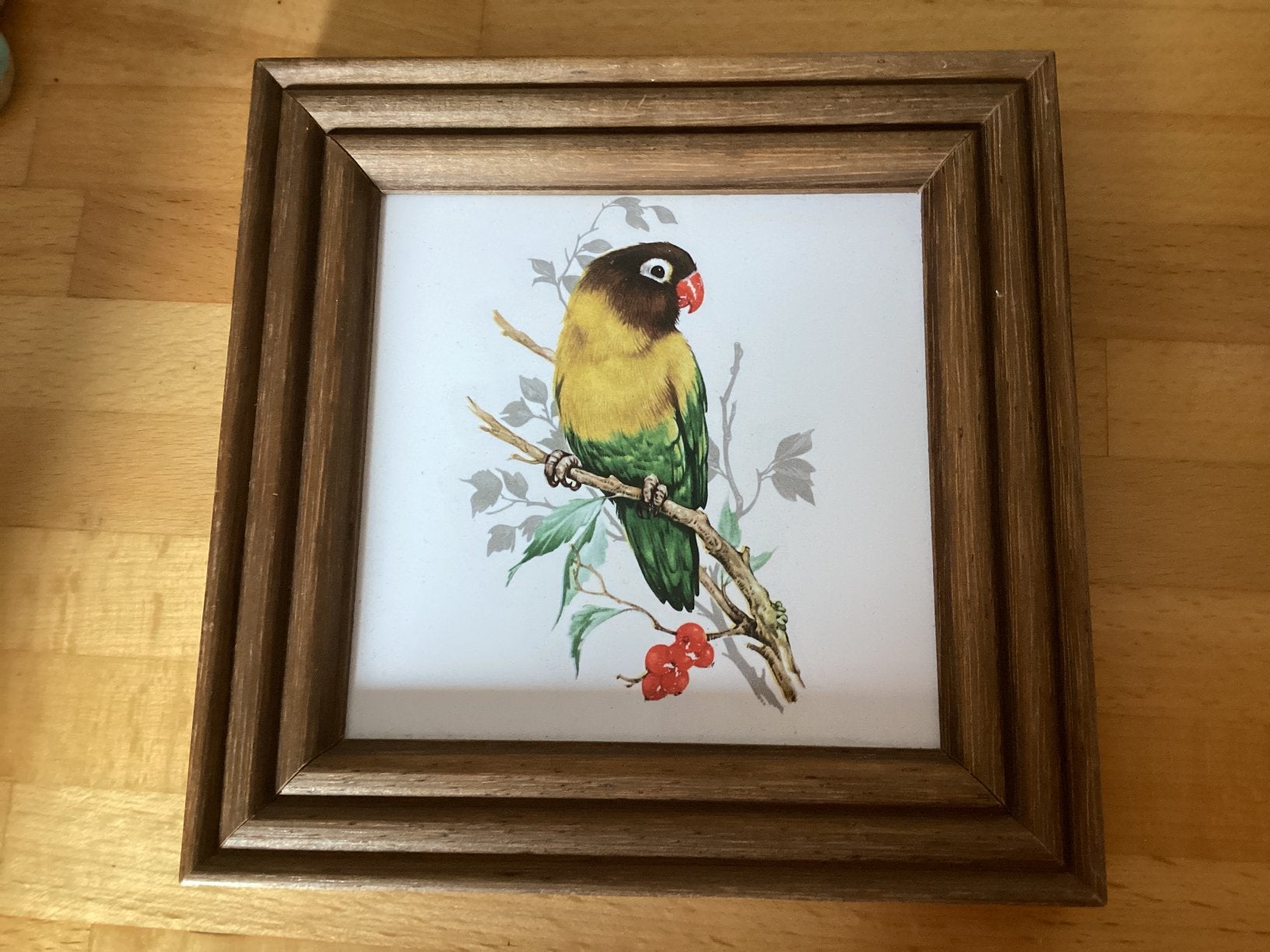 Vogel tegel 9.5 cm // villeroy & Boch, Antiek en Kunst, Ophalen of Verzenden