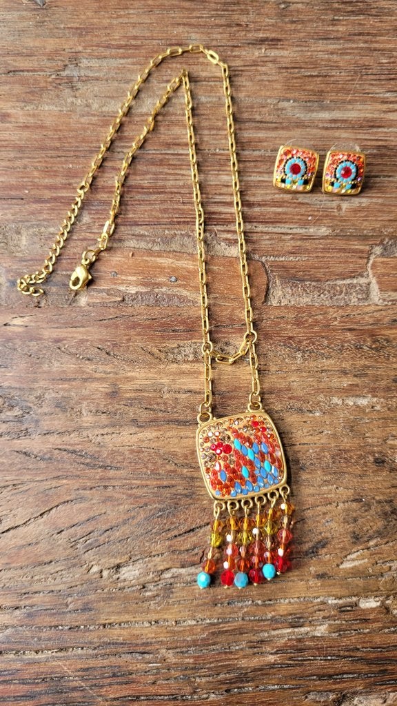Swarovski sieranden set. In nieuwstaat, Verzamelen, Ophalen, Zo goed als nieuw, Sieraad of Horloge