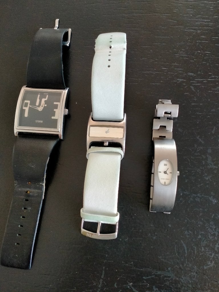 Dames horloges, Sieraden, Tassen en Uiterlijk, Overige merken, Overige materialen, Gebruikt, Polshorloge