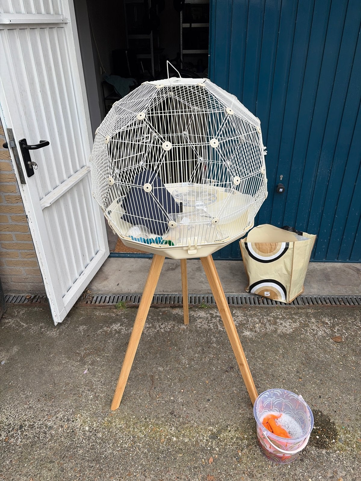 Omlet vogelkooi, Ophalen, Zo goed als nieuw, Metaal, Vogelkooi
