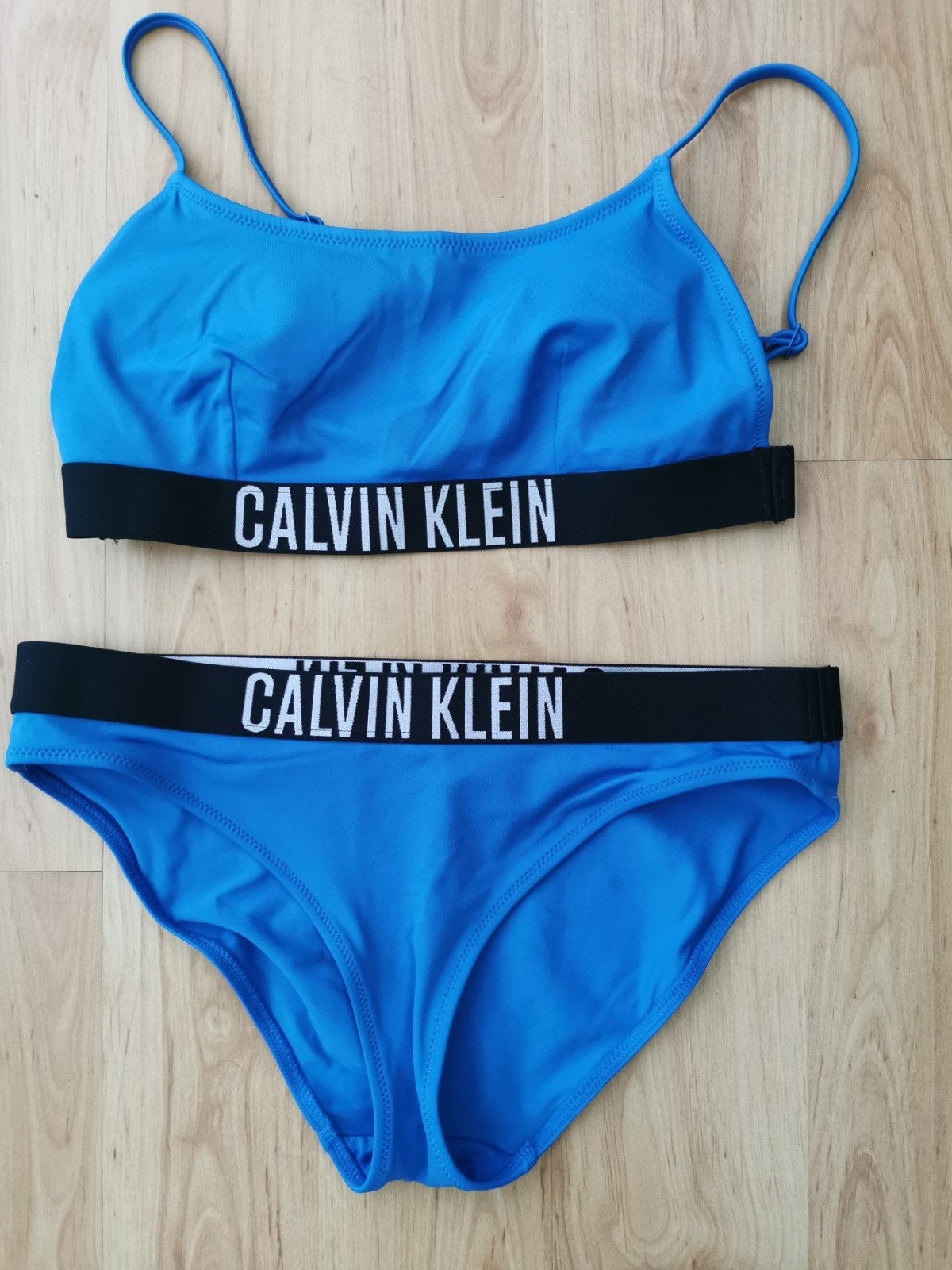 Calvin Klein bikini maat S, Kleding | Dames, Badmode en Zwemkleding, Blauw, Ophalen of Verzenden, Zo goed als nieuw, Bikini