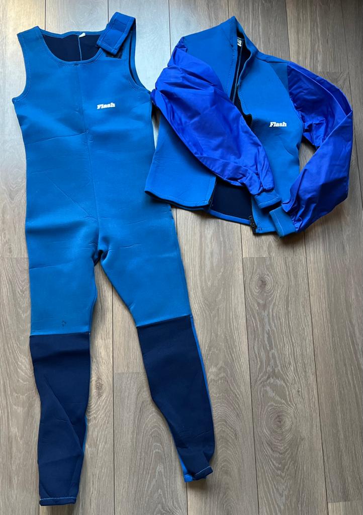 Surf wetsuit zonder mouw met jas lange mouw, Watersport en Boten, Watersportkleding, Ophalen of Verzenden, Gebruikt, Heer, Wetsuit