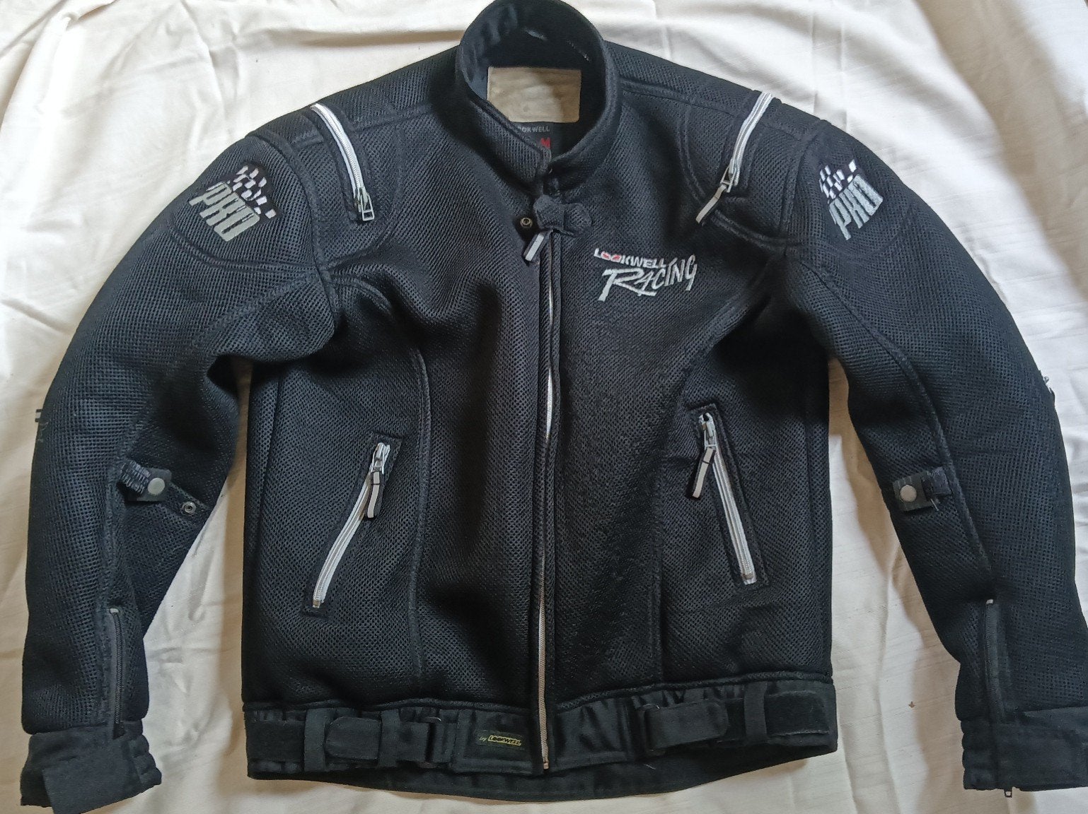 Mooie motorjas LOOKWELL M, Ophalen of Verzenden, Tweedehands, Jas | textiel