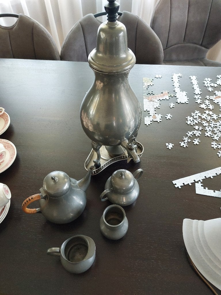 Tinnen koffiekan, Antiek en Kunst, Antiek | Tin, Ophalen