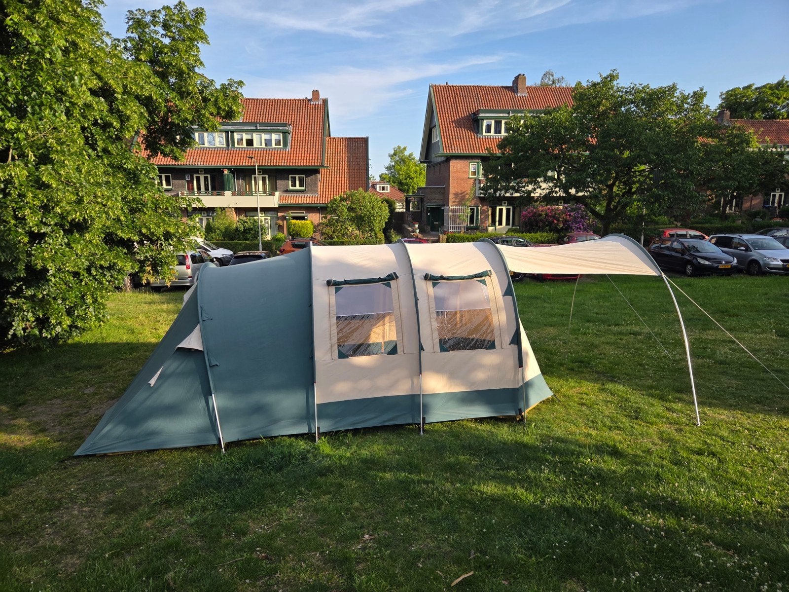 Hypercamp Firino 4 Katoenen Tunneltent - Familie, Ophalen, Gebruikt, Tot en met 4