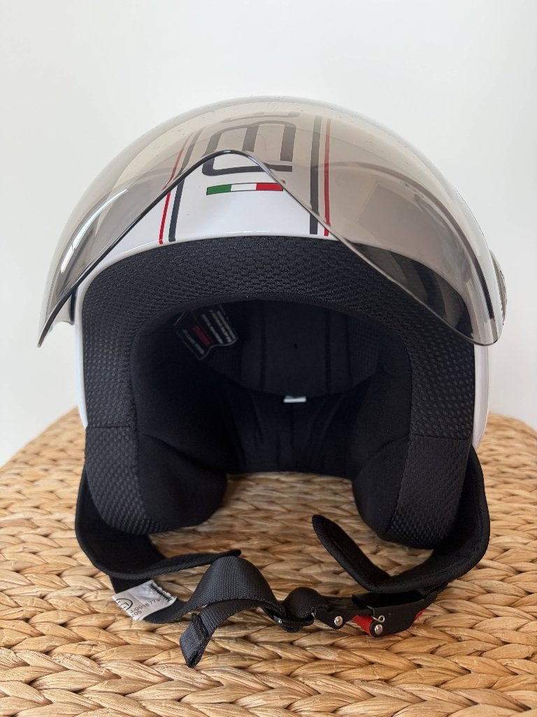 Beon Design scooter jet helm, maat S, topconditie., Fietsen en Brommers, Brommerhelmen, Ophalen, Zo goed als nieuw, Small, Beon Design