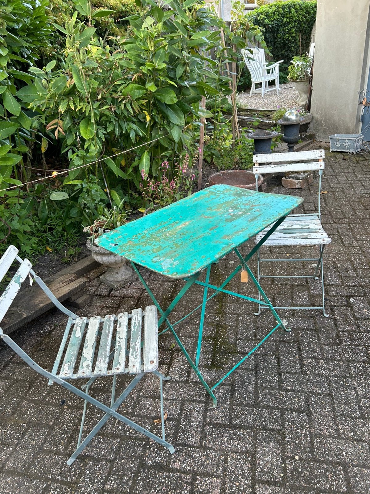 Frans tuinstel/franse tuintafel, Ophalen of Verzenden
