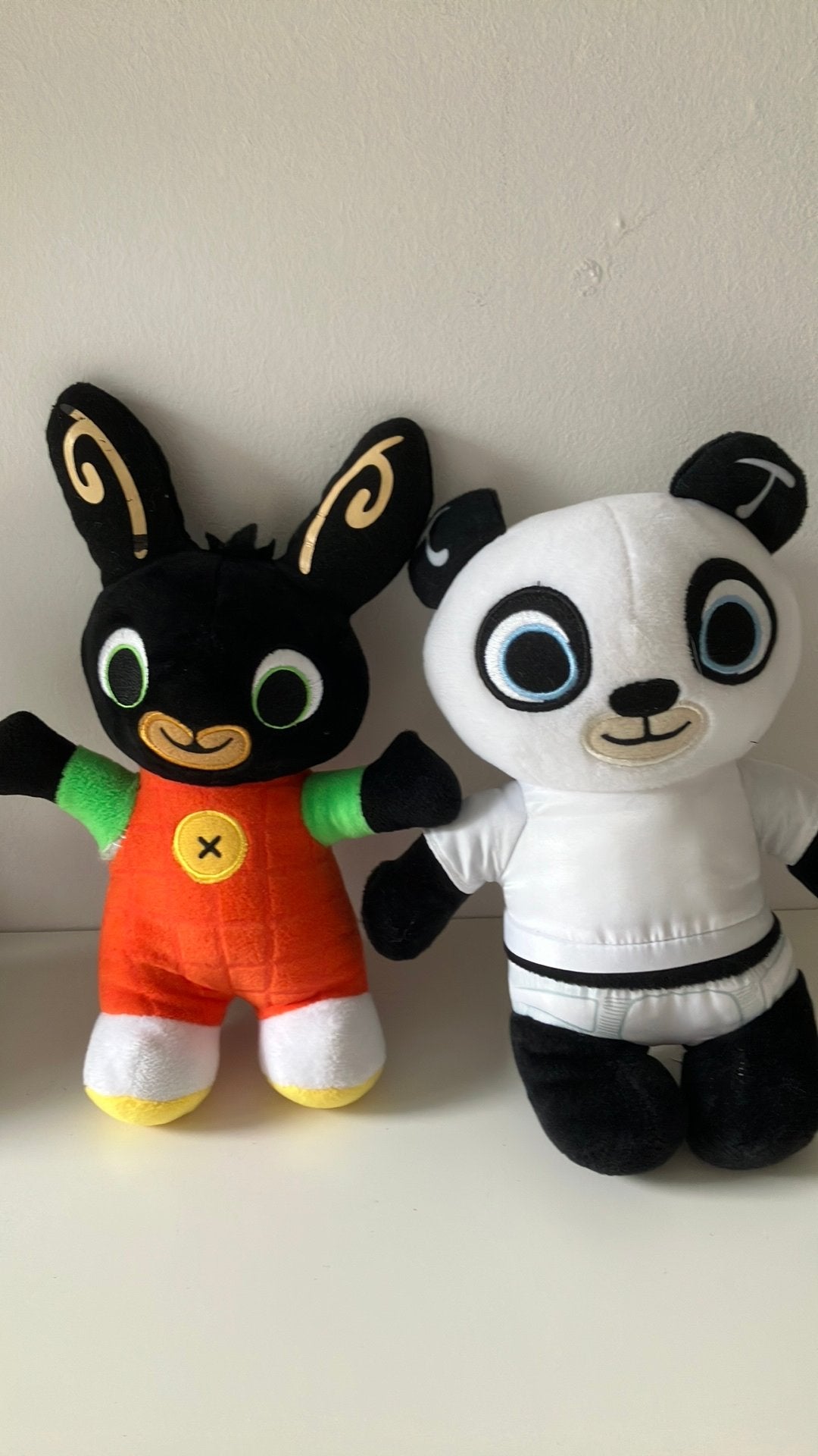 Bing en pando knuffels  25-30 cm, Ophalen of Verzenden, Zo goed als nieuw, Overige typen