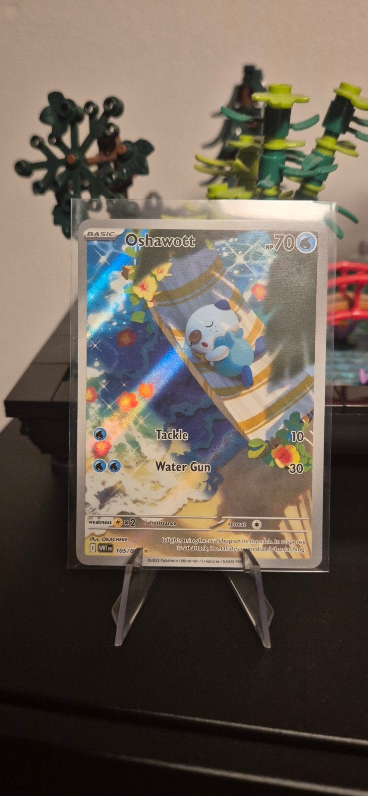 Oshawott 105/086, Hobby en Vrije tijd, Verzamelkaartspellen | Pokémon, Ophalen of Verzenden, Zo goed als nieuw, Losse kaart