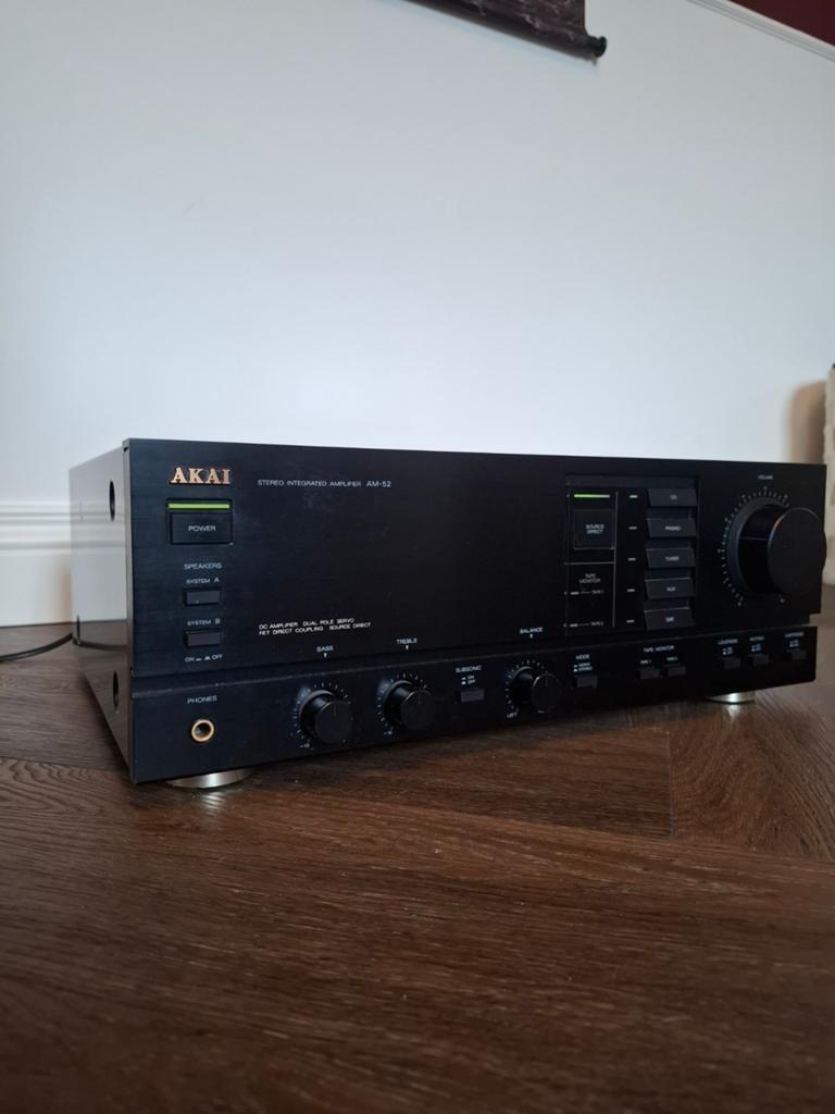 AKAI AM-52 Stereo Geïntegreerde Versterker, Overige merken, Gebruikt, Ophalen of Verzenden, 60 tot 120 watt