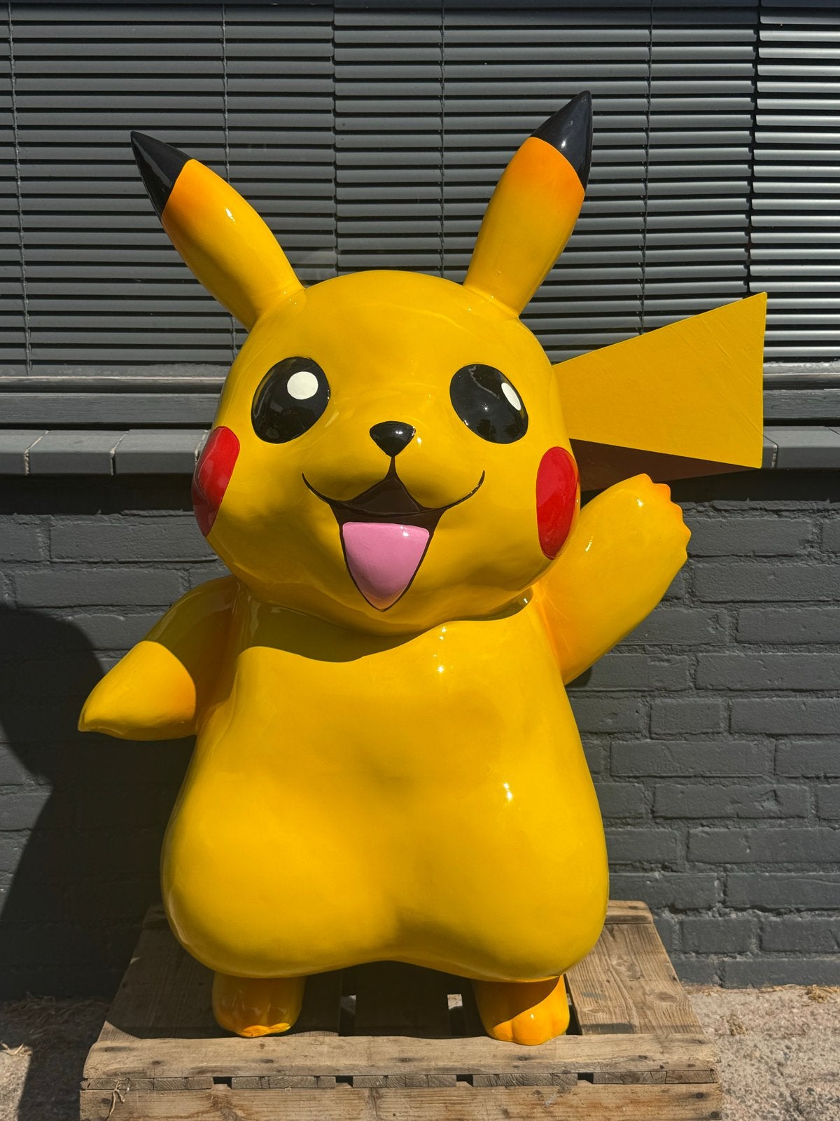 Grote Pikachu Beeld - Perfect voor Pokémon Fans!, Ophalen, Zo goed als nieuw, Dier