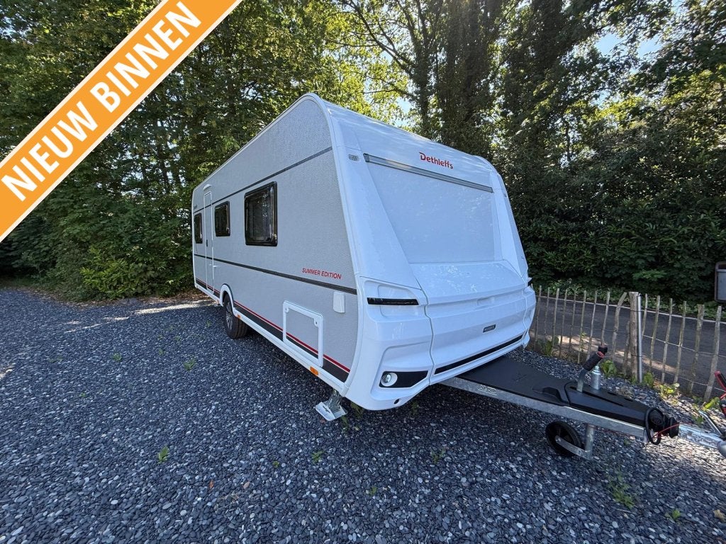 Dethleffs Summer Edition 530 DR +vloerverwarming, queensbed, Caravans en Kamperen, Rondzit, Schokbreker, Overige typen, 1250 - 1500 kg