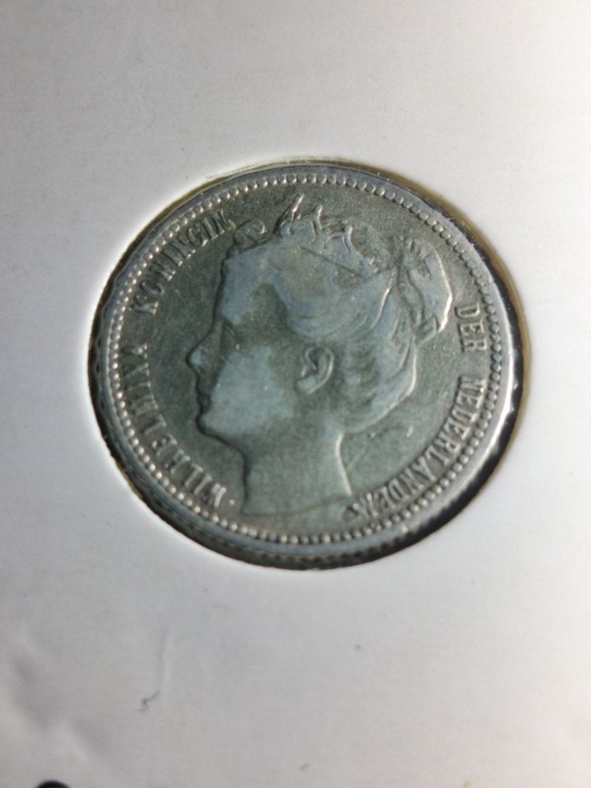 1/4 gulden Curaçao 1900, Postzegels en Munten, Ophalen of Verzenden, Koningin Wilhelmina, 25 cent