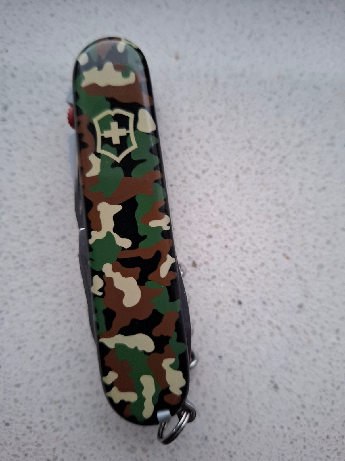 Victorinox Spartan Lite Camo mes zakmes, Caravans en Kamperen, Ophalen of Verzenden, Zo goed als nieuw