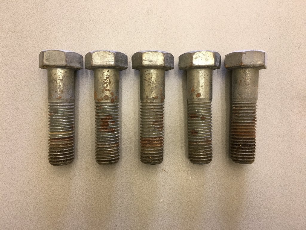 5x bout m24 x 90, Ophalen of Verzenden, Zo goed als nieuw, Minder dan 50 mm, Bouten of Moeren