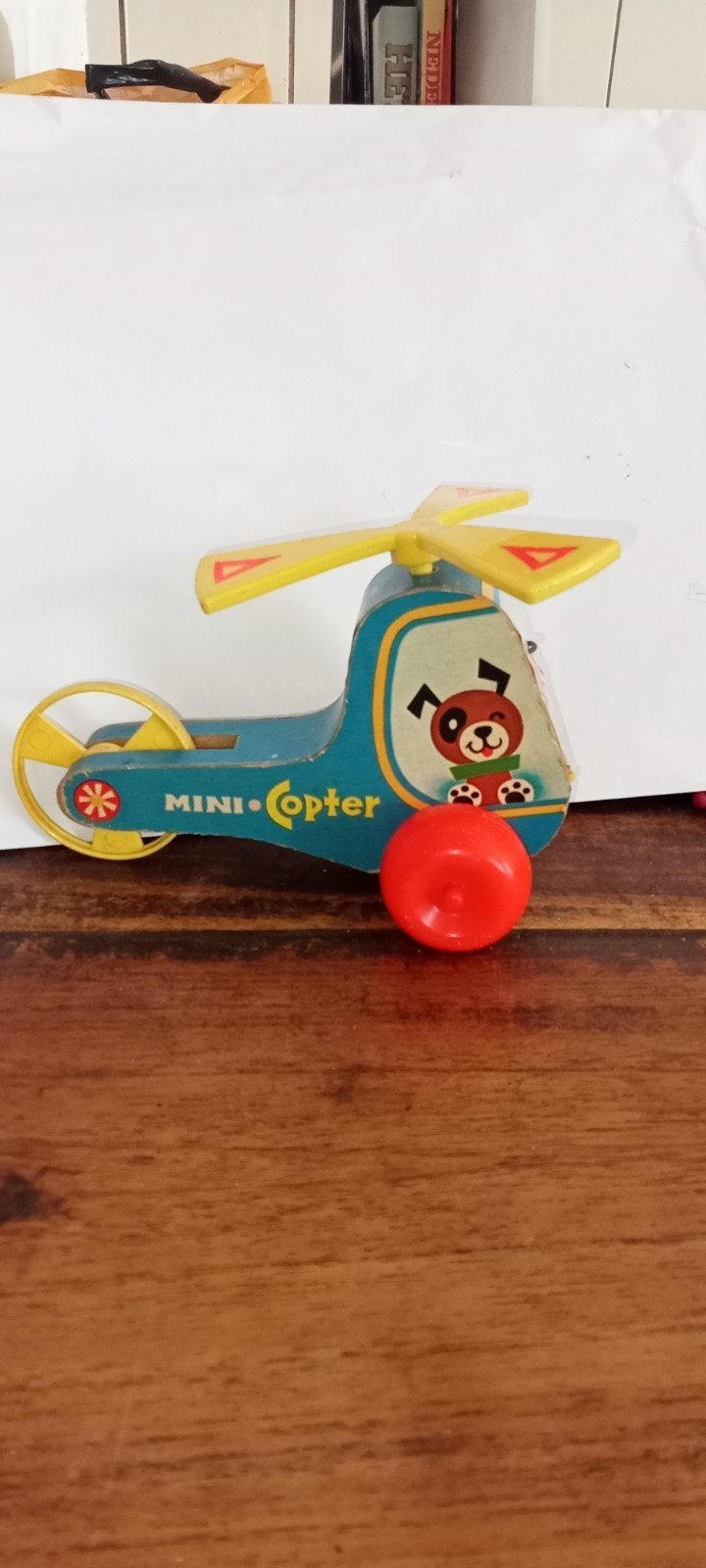 Vintage Fisher Price Mini Copter Speelgoed Helikopter, Ophalen of Verzenden, Gebruikt