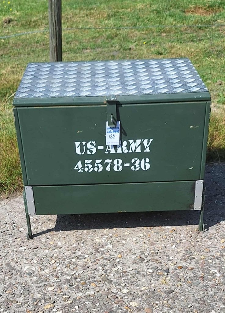 Stoere opbergkist, legerkist super tof ook als salontafel., Ophalen, 50 – 75, Gebruikt, 50 tot 100 cm