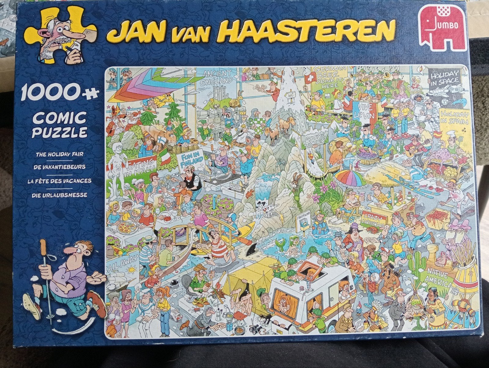 Te koop Jan van Haasteren puzzel De Vakantiebeurs, Ophalen, 500 t/m 1500 stukjes, Zo goed als nieuw