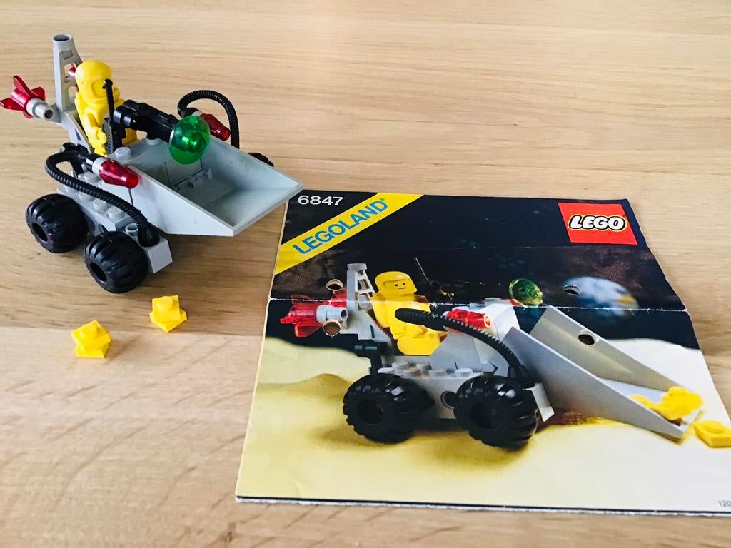 LEGO ruimte 6847, 1980, space dozer, compleet, ZGAN, Lego, Ophalen of Verzenden, Space, Complete set