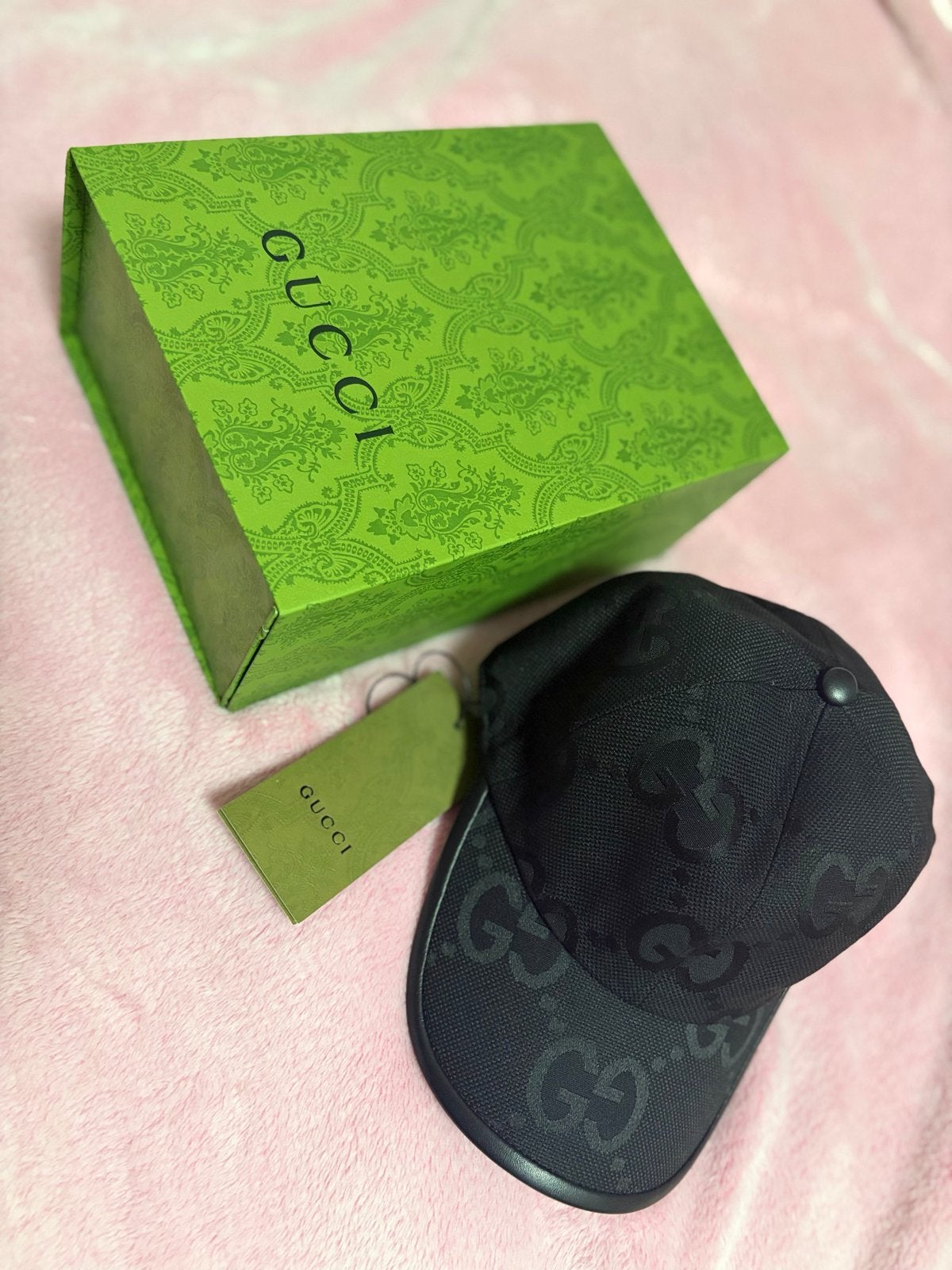 Gucci GG Canvas Baseballpet Zwart - Nieuw met doos, Ophalen of Verzenden, Nieuw, One size fits all, Pet