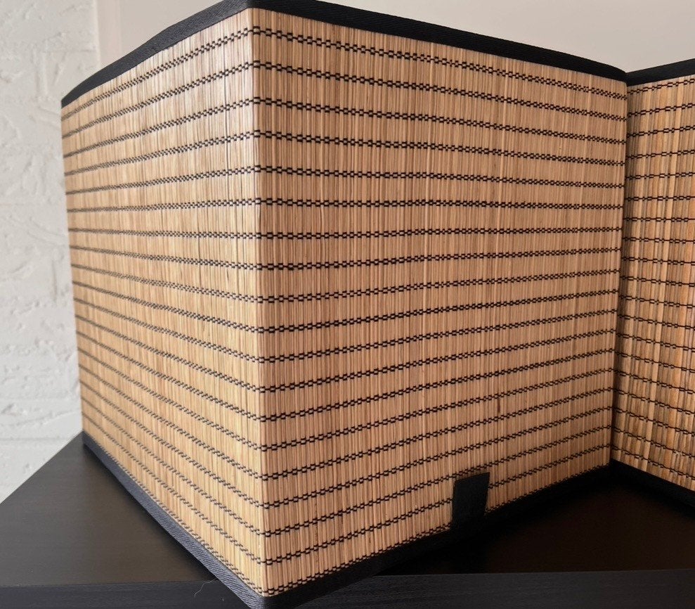 2 ikea gnabas manden voor vakkenkast, Ophalen, Mand, Zo goed als nieuw, Riet