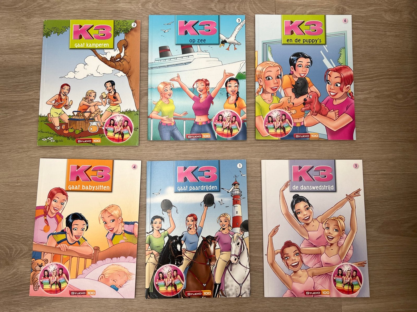 K3 Boeken Serie - 6 Delen van Studio 100, Ophalen of Verzenden, Zo goed als nieuw, Fictie algemeen
