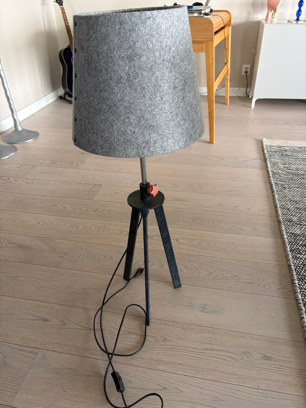 Schemer tafel- of vloerlamp, Ophalen, Overige materialen, Met schakelaar, Gebruikt