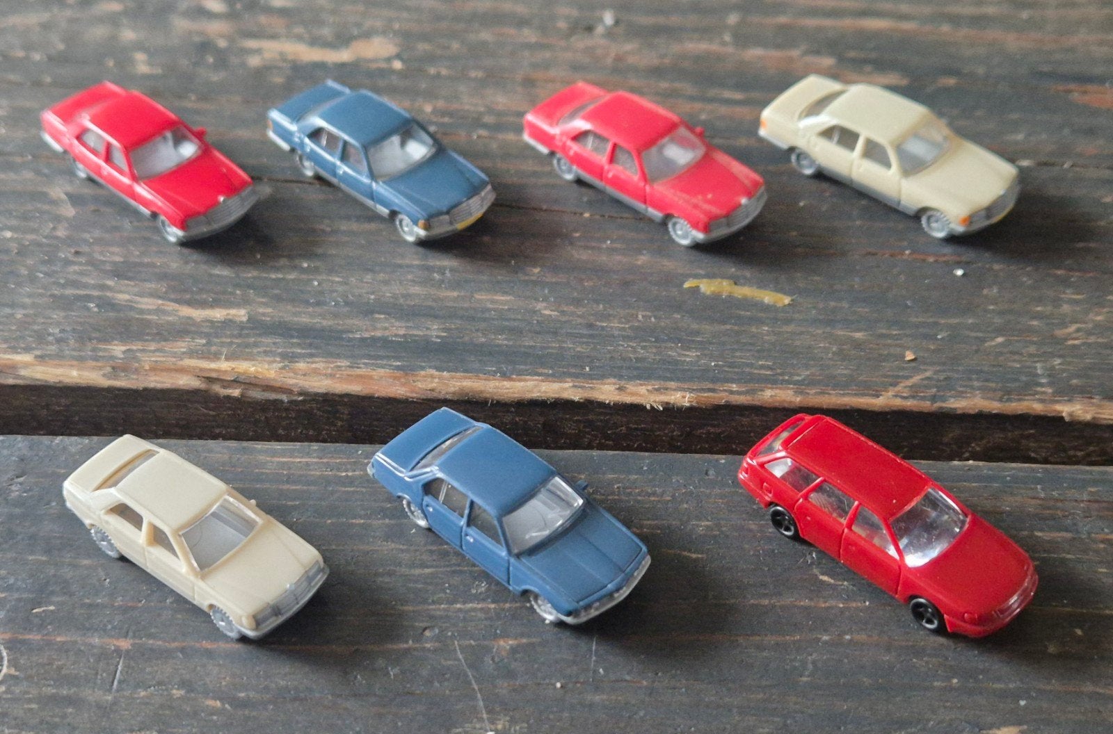 7 auto's 1/160, Ophalen of Verzenden, Gebruikt, Gelijkstroom of Wisselstroom, Overige typen