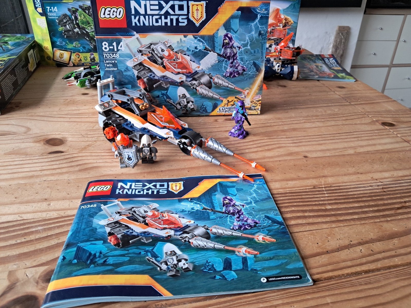 LEGO NEXO knights 70348 lance's twin jouster, Overige thema's, Lego, Ophalen of Verzenden, Zo goed als nieuw