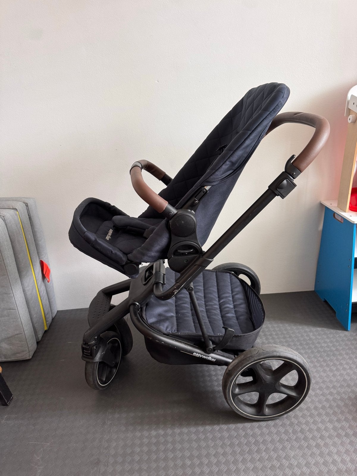 Easywalker Harley kinderwagen, Gebruikt, Verstelbare duwstang, Ophalen, Kinderwagen