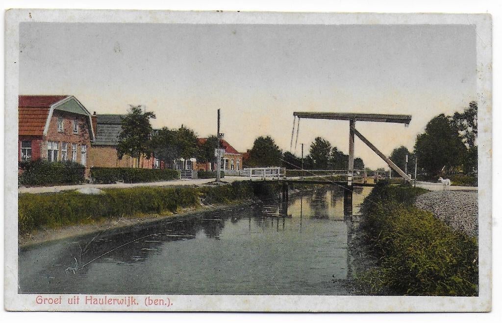 Haulerwijk Gelopen Ansichtkaart (B7467 ), Ophalen of Verzenden, 1940 tot 1960, Gelopen