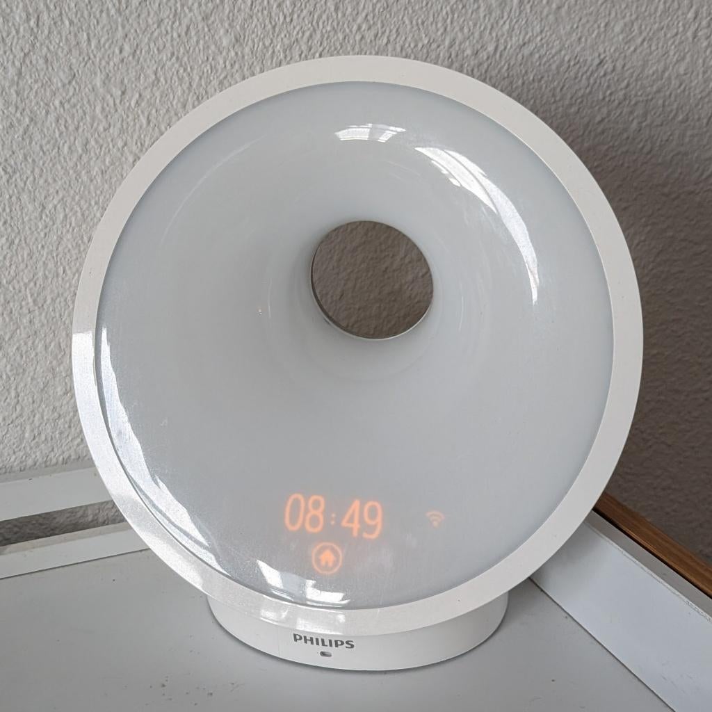 Philips Somneo Sleep & Wake-up Light – HF3650, Witgoed en Apparatuur, Wekkers, Ophalen of Verzenden, Zo goed als nieuw, Digitaal