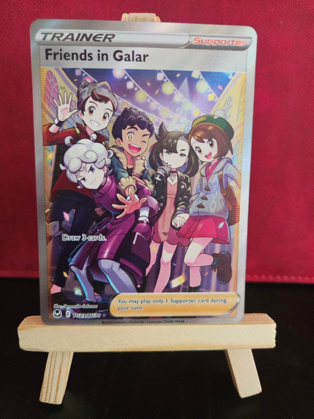 Friends in Galar #TG23, Ophalen of Verzenden, Zo goed als nieuw, Losse kaart, Foil