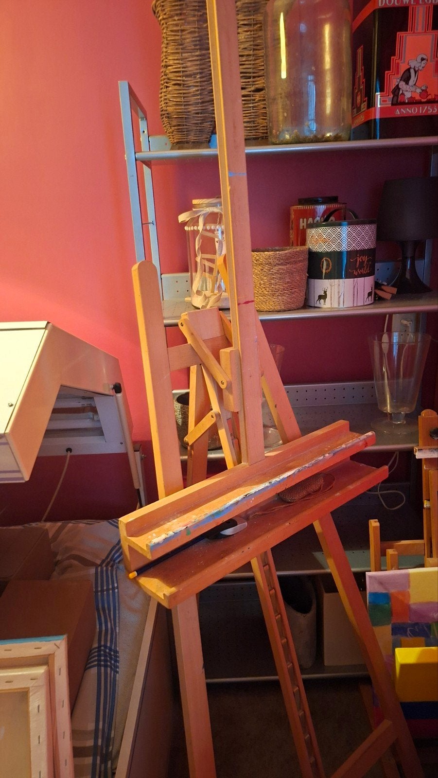 Grote schildersezel, Hobby en Vrije tijd, Ophalen, Gebruikt