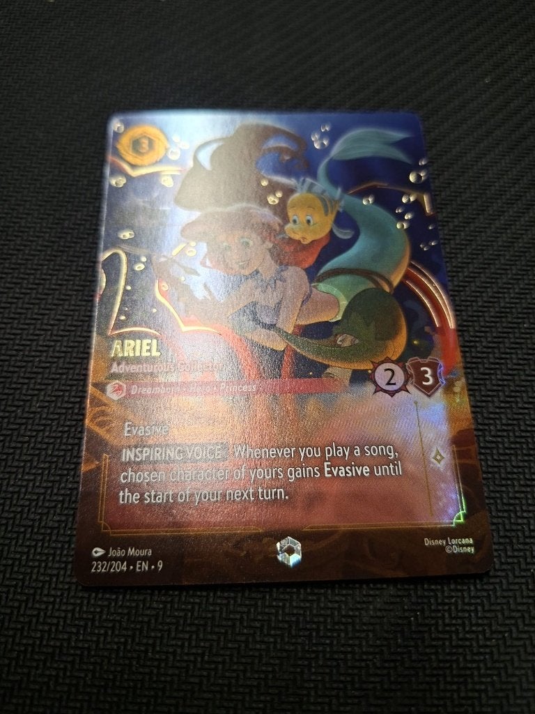 Lorcana Ariel adventurous collector enchanted, Hobby en Vrije tijd, Verzamelkaartspellen | Overige, Ophalen of Verzenden, Nieuw