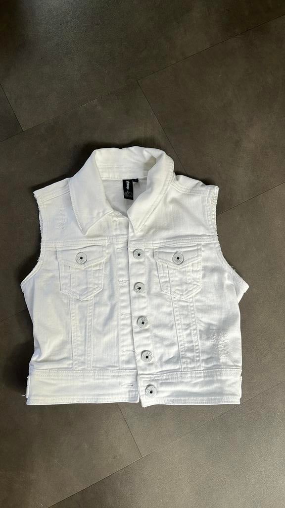 Eksept witte spijker bodywarmer maat S, Maat 38/40 (M), ., Wit, Ophalen of Verzenden