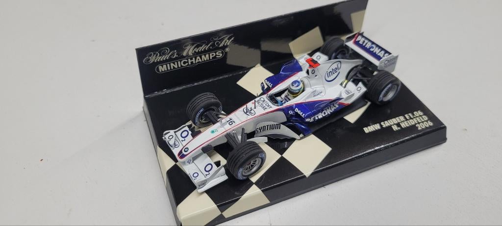 BMW Sauber F1.06 N.Heidfeld 2006, Ophalen of Verzenden, Zo goed als nieuw, Auto, MiniChamps