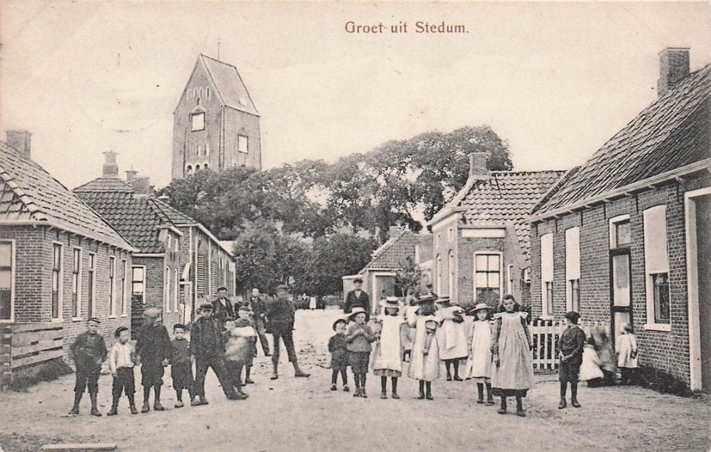 703-311-021 Groet uit Stedum, Verzenden, Voor 1920, Groningen