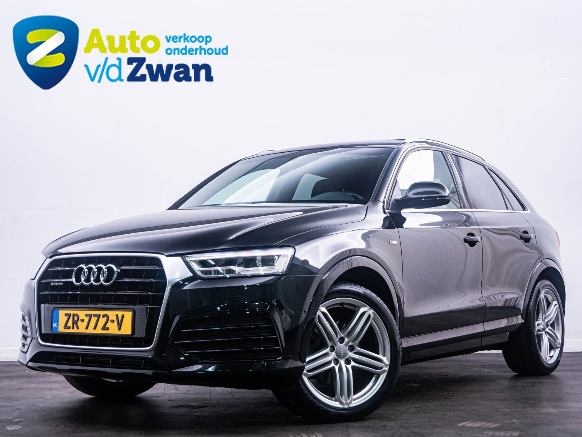 Audi Q3 2.0 TFSI quattro Sport S-line|Leder|Pano|Navi|PDC, Auto's, Automaat, Dealer onderhouden, Gebruikt, 4 cilinders