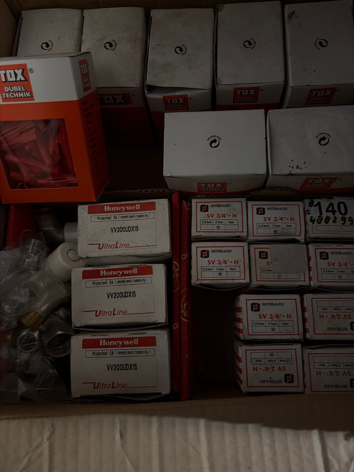 Loodgieters materialen een doos vol, Doe-het-zelf en Verbouw, Ophalen of Verzenden, Nieuw, Overige typen