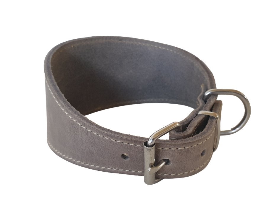 JACK AND VANILLA Whippet Halsband Grijs Nek 34-40 cm -55%!!!, Ophalen of Verzenden, Handgemaakt, Nieuw