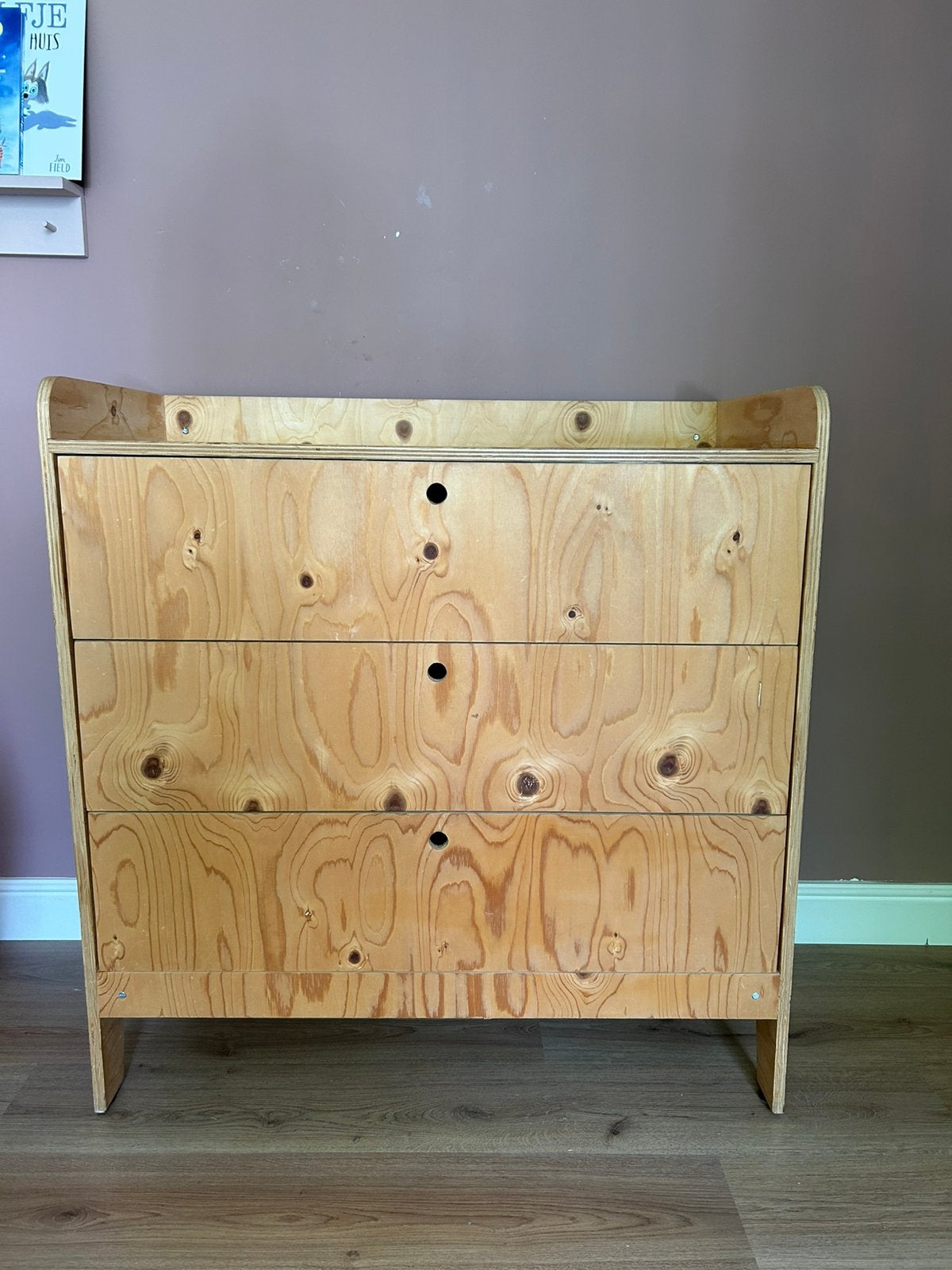 Commode naturel, Huis en Inrichting, Ophalen, 100 tot 150 cm, Zo goed als nieuw, Minder dan 100 cm